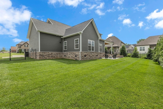 609 Dallas Ct, Murfreesboro, TN 37130 - rear view of house featuring brick siding and a shingled roof