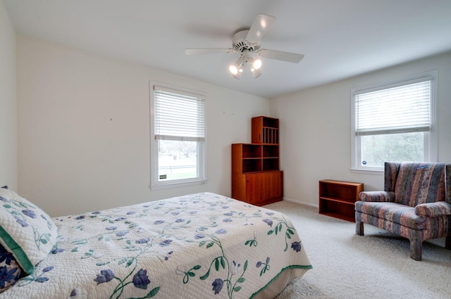 6307 Park Ln, Nashville, TN 37205 - bedroom with carpet and ceiling fan