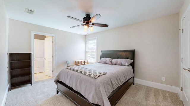 1303 Reynard Dr, Gallatin, TN 37066 - bedroom with carpet, ceiling fan, and baseboards
