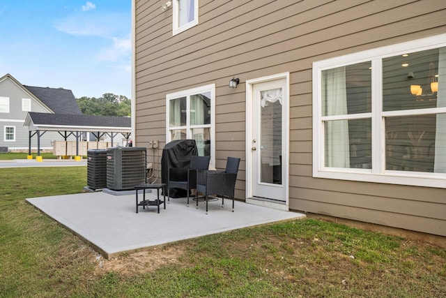 6787 Dharma Loop, Chattanooga, TN 37412 - view of patio / terrace featuring central air condition unit