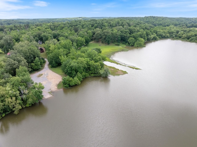 4053 Deer Creek Rd, Linden, TN 37096 - aerial view of a nearby body of water and a heavily wooded area