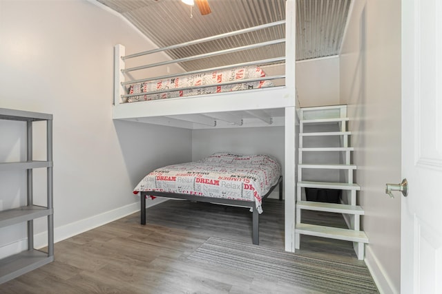4053 Deer Creek Rd, Linden, TN 37096 - bedroom with baseboards and wood finished floors