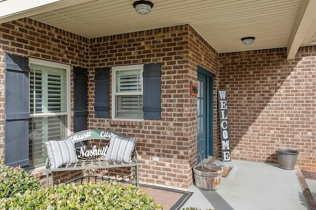 2466 Cason Ln, Murfreesboro, TN 37128 - view of exterior entry featuring brick siding