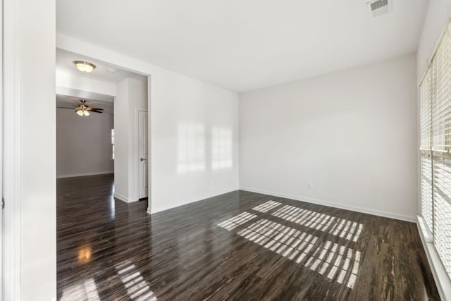 2003 Allerton Way, Spring Hill, TN 37174 - unfurnished room with dark wood-style floors, baseboards, and a ceiling fan