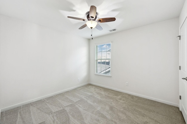 2003 Allerton Way, Spring Hill, TN 37174 - unfurnished room with a ceiling fan, baseboards, and light colored carpet