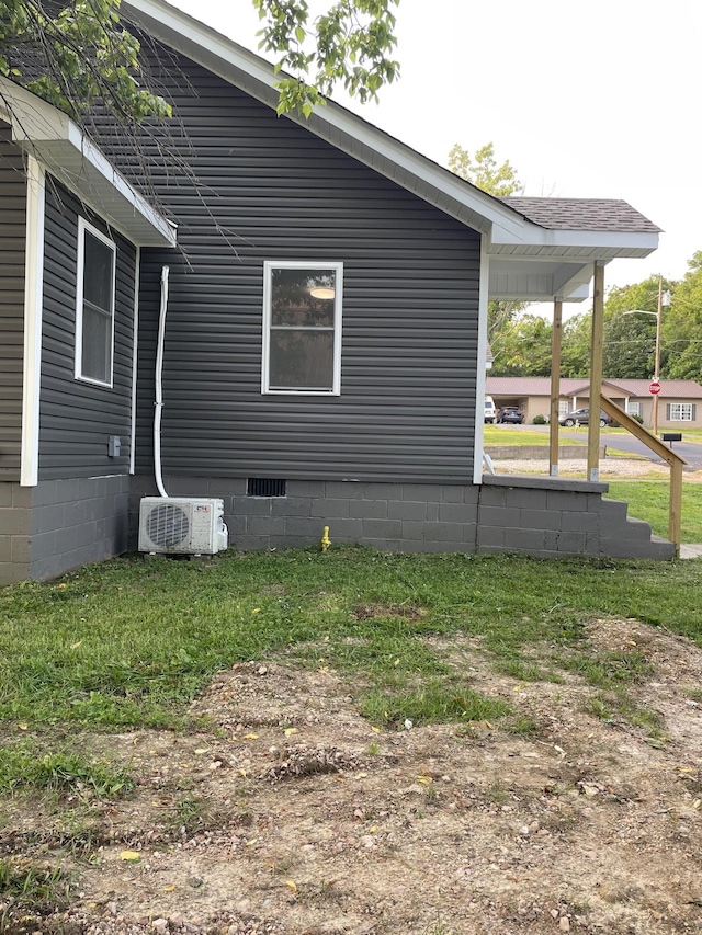 119 Maple Ave, Camden, TN 38320 - view of property exterior featuring a cooling unit and crawl space