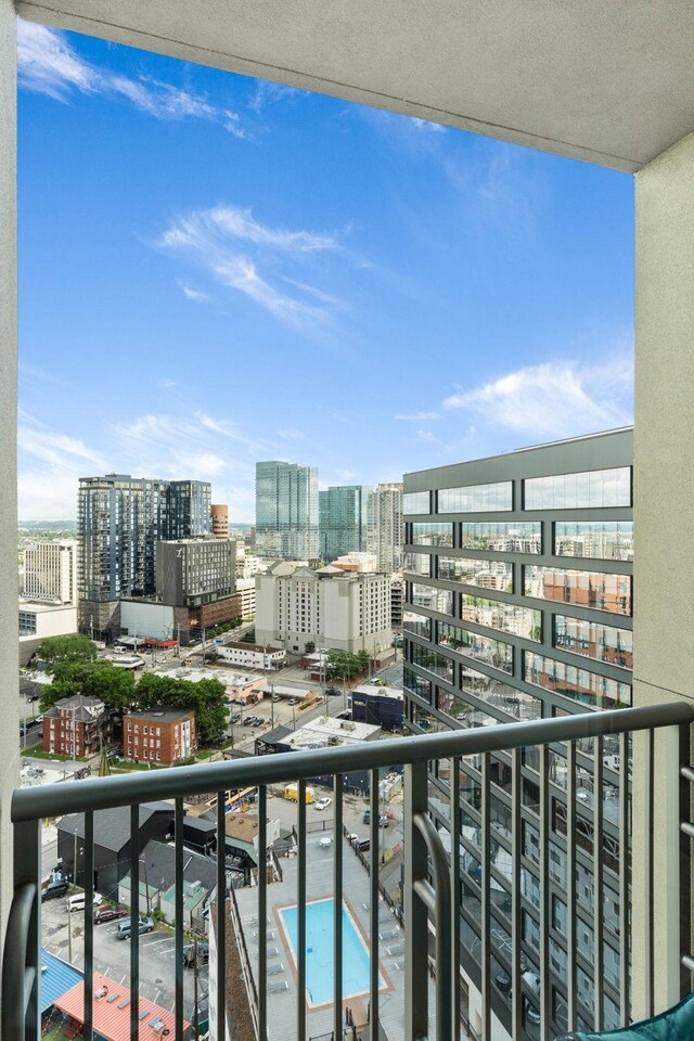 900 20th Ave S Unit 1601, Nashville, TN 37212 - balcony featuring a view of city