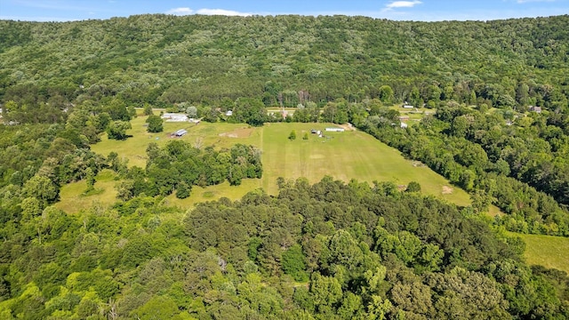204 Chapman Ct, La Fayette, GA 30728 - aerial overview of property's location with a heavily wooded area