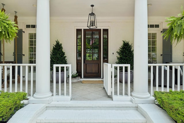 1616 Championship Blvd, Franklin, TN 37064 - doorway to property with covered porch