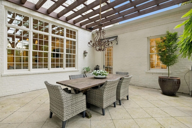 1616 Championship Blvd, Franklin, TN 37064 - view of patio with a pergola and outdoor dining space