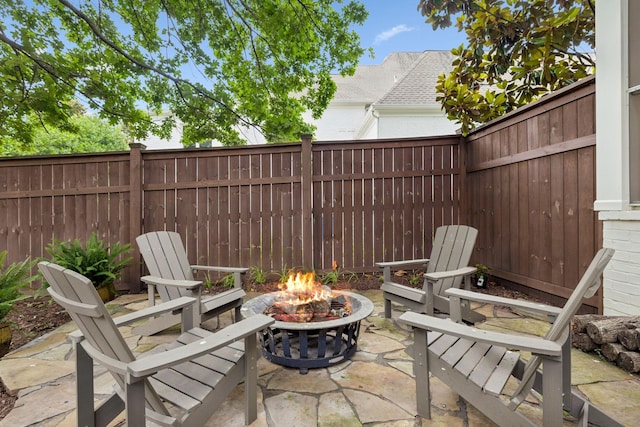 1616 Championship Blvd, Franklin, TN 37064 - view of patio with an outdoor fire pit