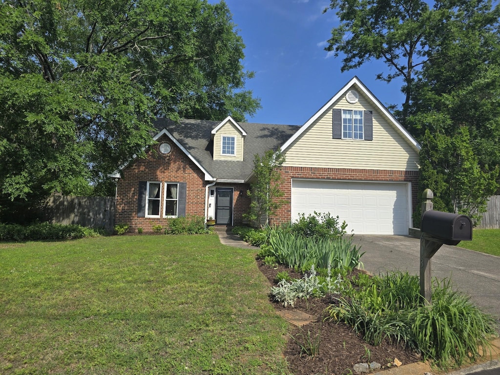 3613 Peninsula Ct, Nashville, TN 37217 - traditional-style house featuring brick siding, concrete driveway, and a garage