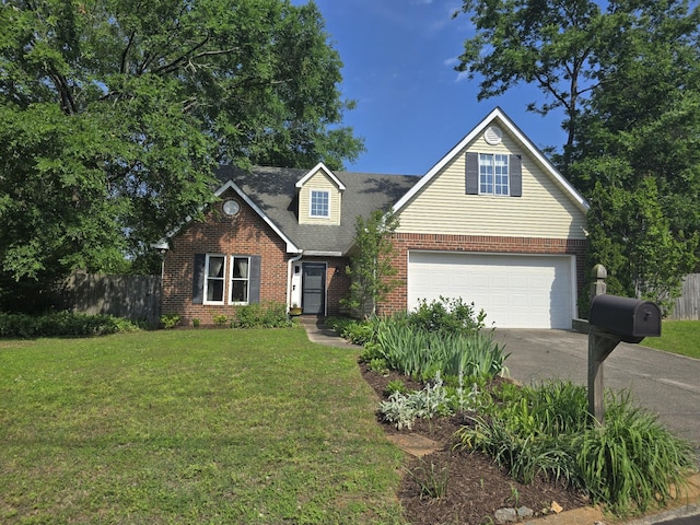 3613 Peninsula Ct, Nashville, TN 37217 - traditional-style house featuring brick siding, concrete driveway, and a garage