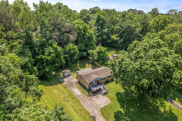 708 Tumbleweed Trl, Mount Juliet, TN 37122 - view of property location with a heavily wooded area
