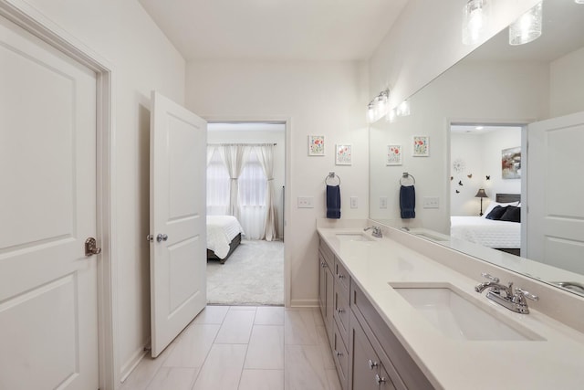 425 Multrees Pl, Smyrna, TN 37167 - full bathroom featuring ensuite bathroom, double vanity, and baseboards