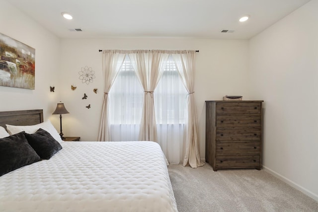 425 Multrees Pl, Smyrna, TN 37167 - bedroom with light colored carpet, baseboards, and recessed lighting