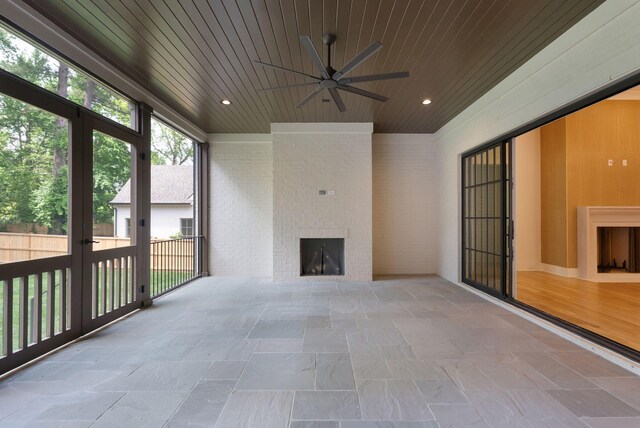 609 Bowling Ave, Nashville, TN 37215 - unfurnished sunroom with french doors