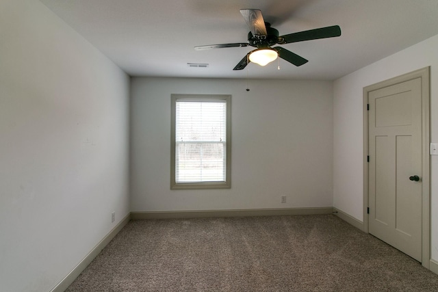1146 Garrettsburg Rd, Clarksville, TN 37042 - empty room featuring carpet floors, baseboards, and ceiling fan