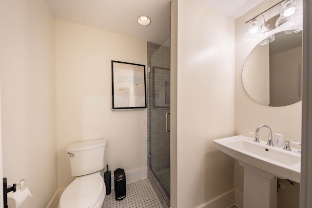 1702 Stokes Ln, Nashville, TN 37215 - full bathroom with a stall shower and tile patterned floors