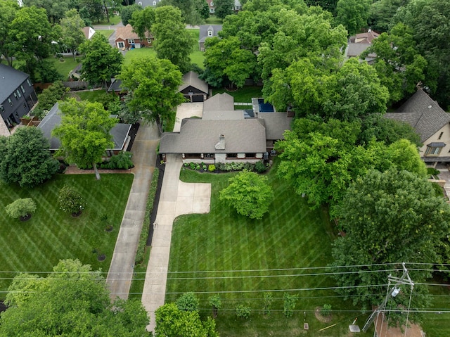 1702 Stokes Ln, Nashville, TN 37215 - aerial perspective of suburban area
