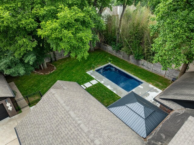 1702 Stokes Ln, Nashville, TN 37215 - view of pool featuring a fenced backyard