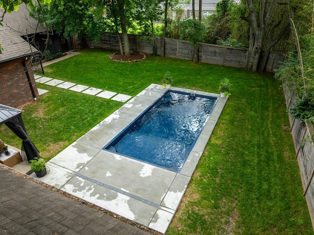 1702 Stokes Ln, Nashville, TN 37215 - view of swimming pool with a fenced backyard