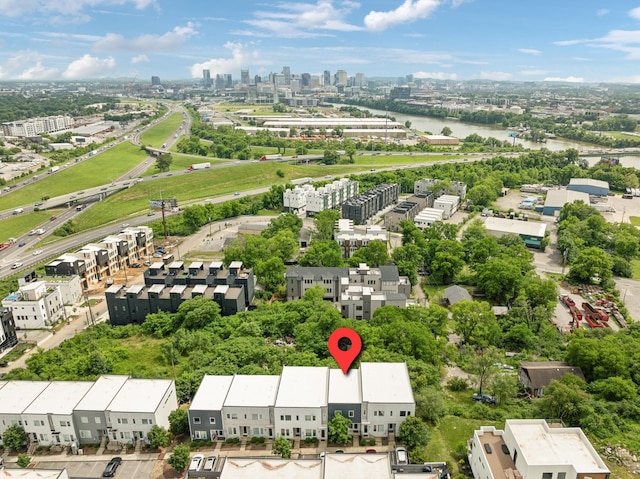 64 Fern Ave Unit 3, Nashville, TN 37207 - bird's eye view of city skyline and a large body of water