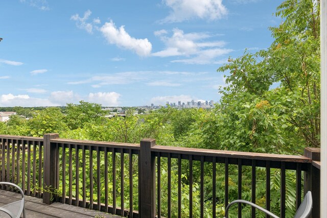 64 Fern Ave Unit 3, Nashville, TN 37207 - view of wooden deck