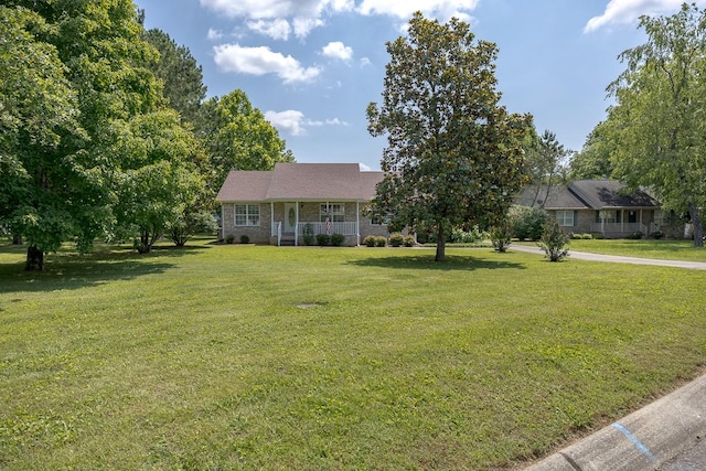 1077 Kathryn Rd, Mount Juliet, TN 37122 - view of front of property featuring a porch and a front lawn