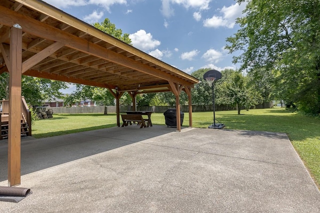 1077 Kathryn Rd, Mount Juliet, TN 37122 - view of patio featuring a grill
