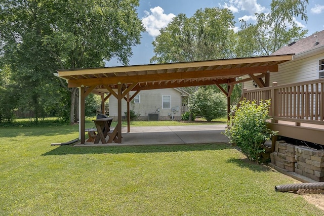 1077 Kathryn Rd, Mount Juliet, TN 37122 - view of green lawn with central AC unit