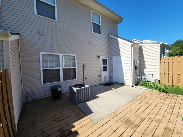 1101 Downs Blvd Unit 312, Franklin, TN 37064 - wooden deck with central air condition unit