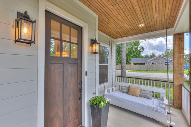 3104 Southlake Dr, Nashville, TN 37211 - view of exterior entry featuring a porch