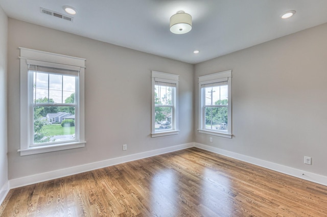 3104 Southlake Dr, Nashville, TN 37211 - spare room with baseboards, wood finished floors, and recessed lighting