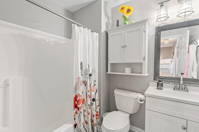 503 Hollyhock Way, Franklin, TN 37064 - full bathroom featuring vanity, toilet, shower / tub combo, and baseboards