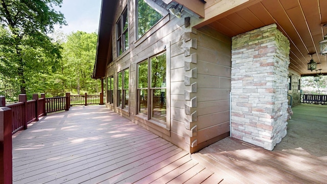 356 Vista Vue Trl, Pelham, TN 37366 - view of wooden terrace