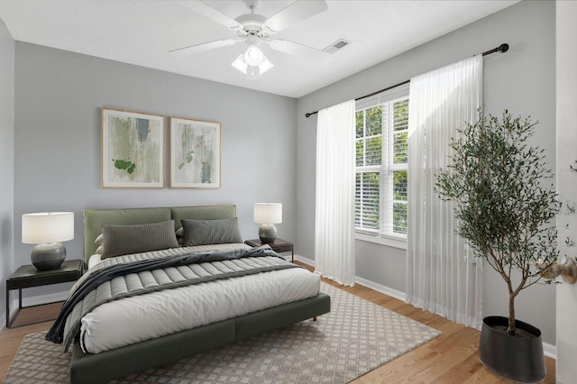 193 Red Jacket Trce, Murfreesboro, TN 37127 - bedroom with wood finished floors, baseboards, and ceiling fan