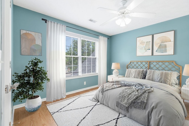 193 Red Jacket Trce, Murfreesboro, TN 37127 - bedroom featuring wood finished floors, baseboards, and a ceiling fan