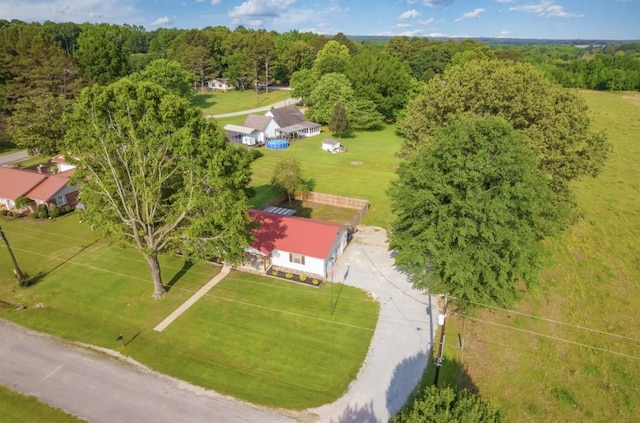 235 Pinecrest Dr, Henderson, TN 38340 - aerial view of property and surrounding area featuring a forest