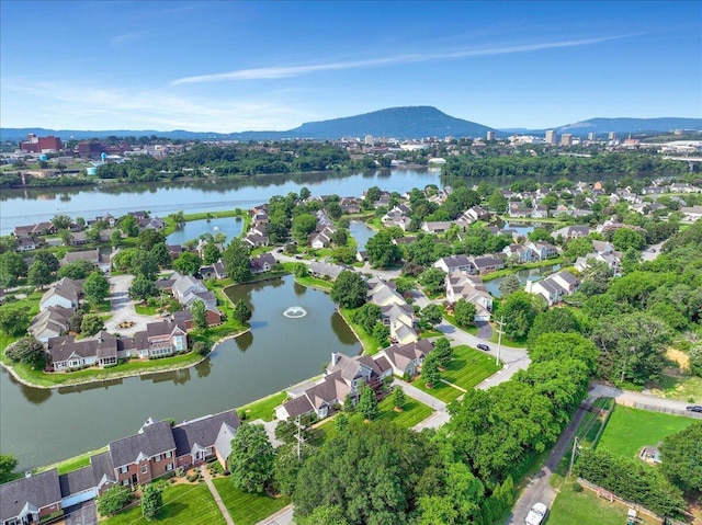 1284 Heritage Landing Dr, Chattanooga, TN 37405 - aerial view of property's location with a water and mountain view