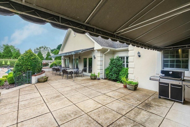1284 Heritage Landing Dr, Chattanooga, TN 37405 - view of patio / terrace with french doors and outdoor dining space