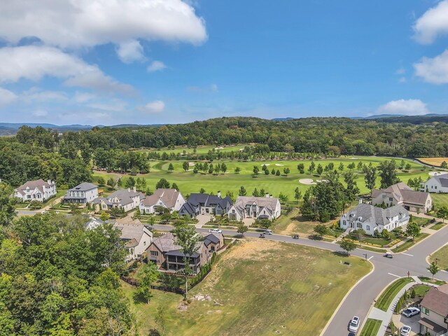 7313 Harlow Dr, College Grove, TN 37046 - aerial perspective of suburban area featuring a forest