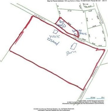 105 Log Home Ln, Moss, TN 38575 - map / location