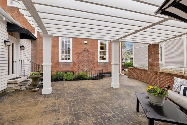 224 3rd Ave S, Franklin, TN 37064 - view of patio featuring a pergola