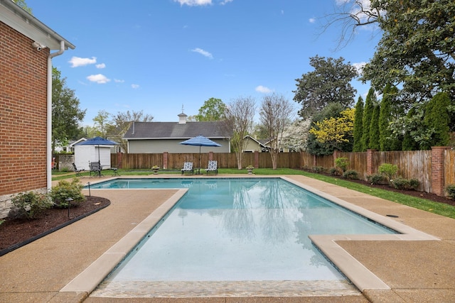 224 3rd Ave S, Franklin, TN 37064 - view of swimming pool featuring a fenced backyard