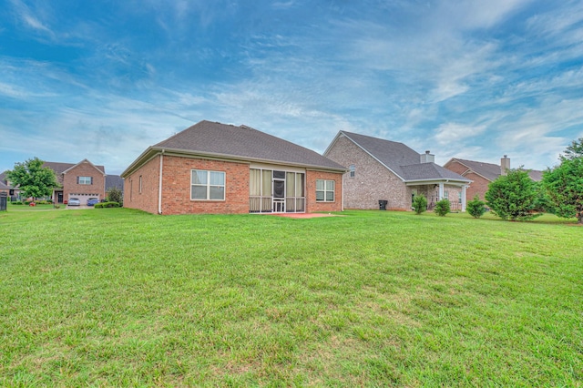 5115 Heroes Ln, Murfreesboro, TN 37129 - back of house with a yard and brick siding