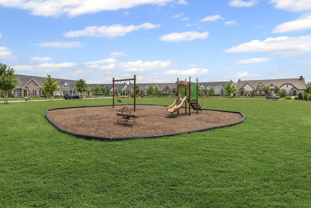 6061 Starboard Ln, Franklin, TN 37064 - community play area with a residential view and a lawn