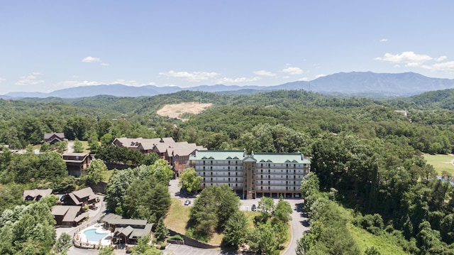 818 Golf View Blvd Unit 1303, Pigeon Forge, TN 37863 - bird's eye view of a mountain backdrop and a heavily wooded area