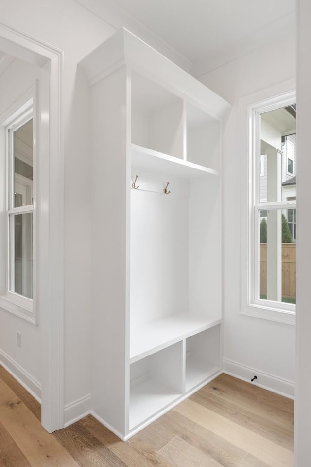 3150 Long Branch Cir, Franklin, TN 37064 - mudroom with wood finished floors and baseboards
