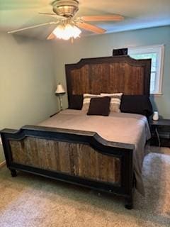 1704 Deer Hollow Dr W, Lawrenceburg, TN 38464 - carpeted bedroom with a ceiling fan